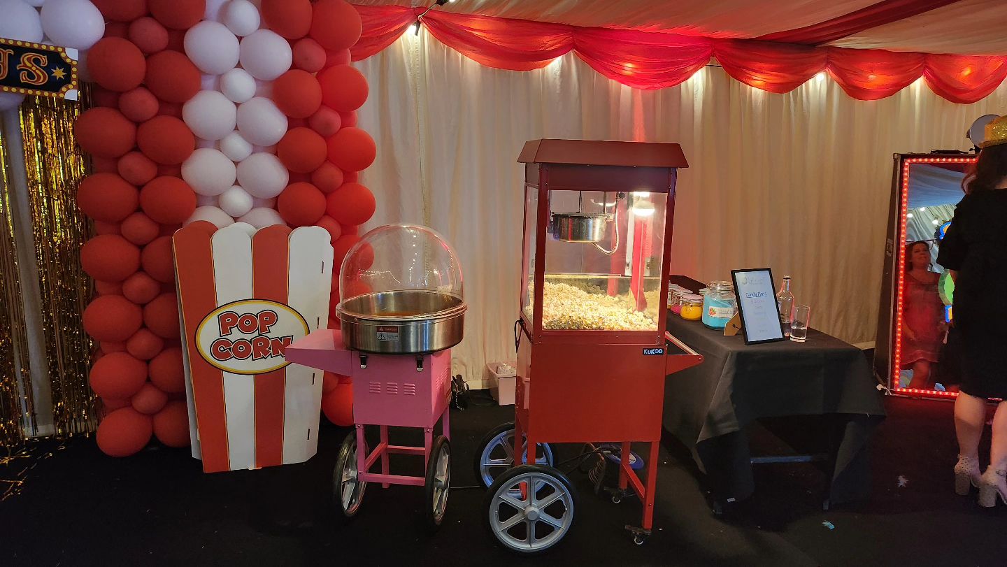 Candy Floss And Popcorn Hire Package