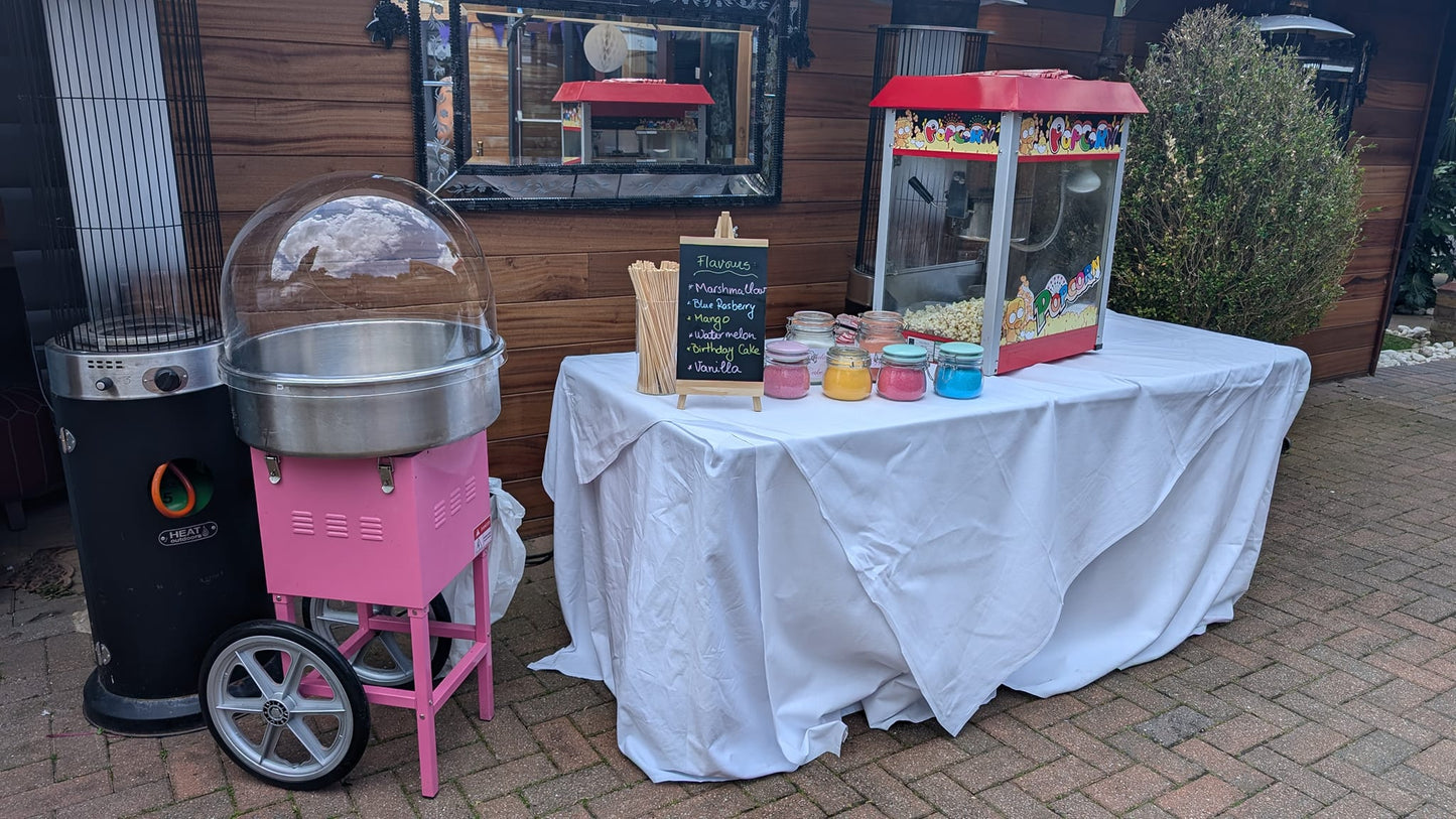 Candy Floss And Popcorn Hire Package