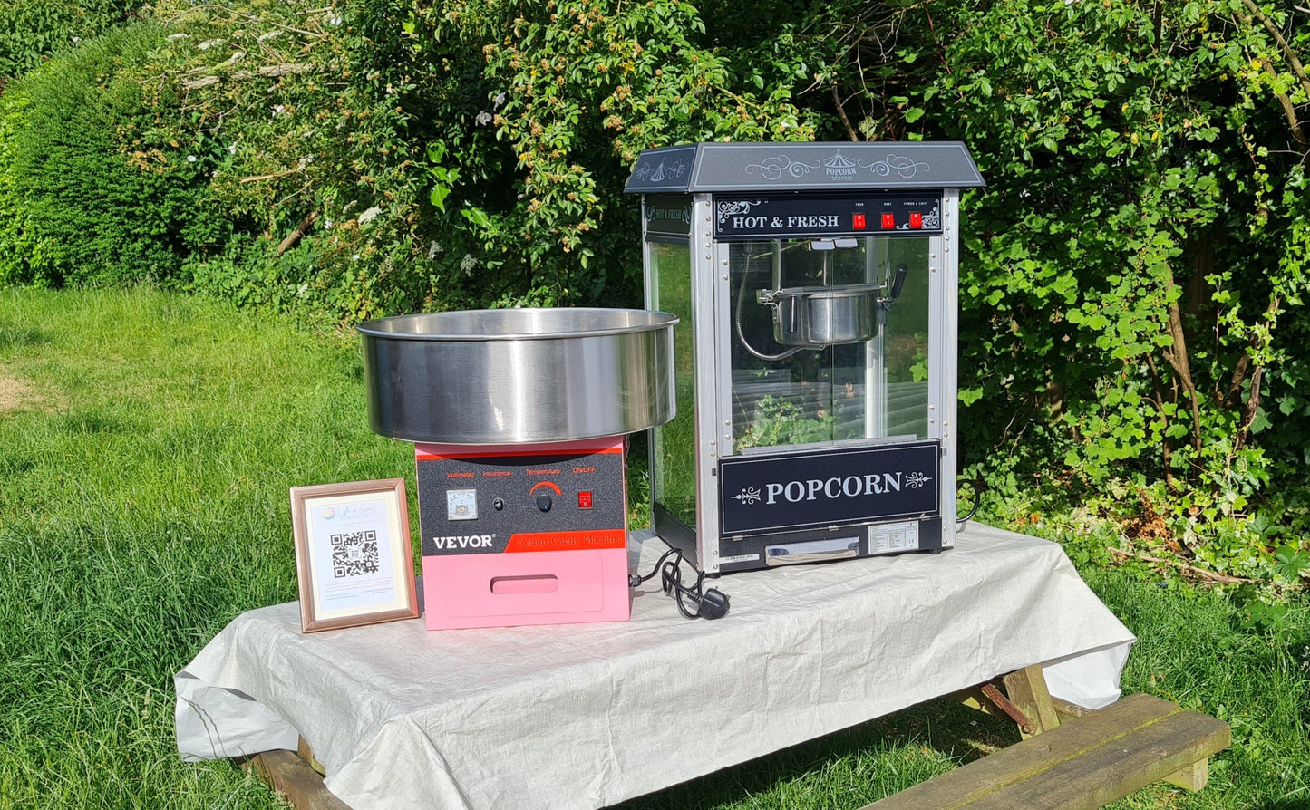 Candy Floss And Popcorn Hire Package